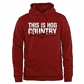Men's Arkansas Razorbacks Our House Pullover Hoodie - Cardinal,baseball caps,new era cap wholesale,wholesale hats